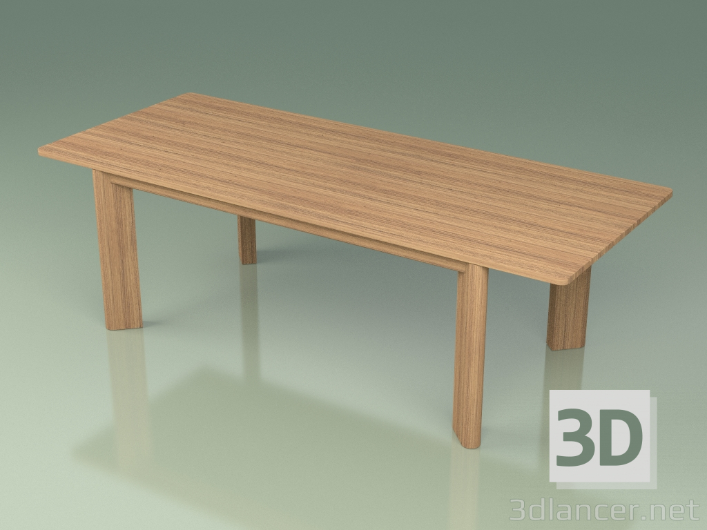 3d model Mesa comedor extensible 001 - vista previa