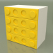 Modelo 3d Cômoda (amarelo) - preview