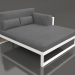 3D Modell XL-Modulsofa, Teil 2 rechts, hohe Rückenlehne (Weiß) - Vorschau