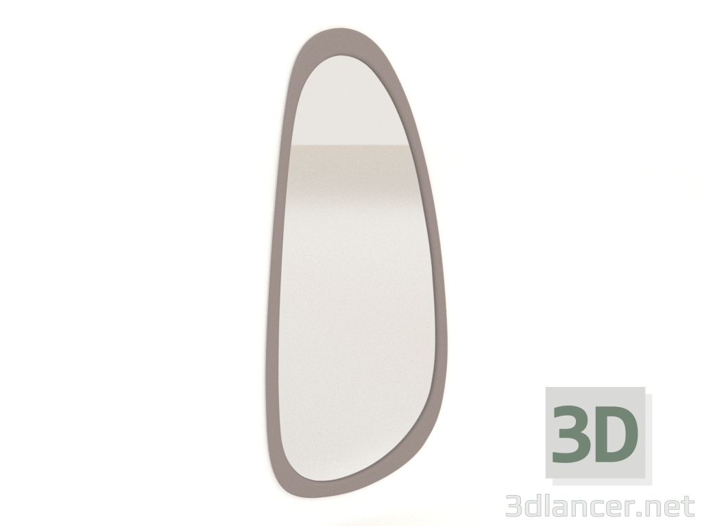 3D Modell ASYM Wandspiegel (Platin) - Vorschau 3D Modell ASYM Wandspiegel (Platin) - Vorschau