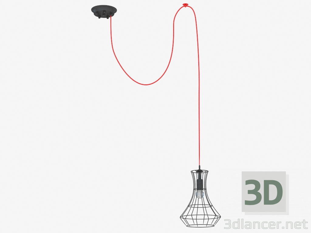 modèle 3D Lampe à suspension (S111014 1) - preview