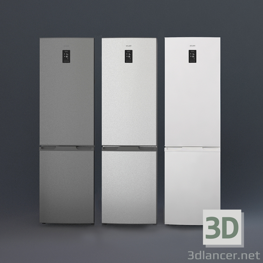 3d model Refrigerador ATLANT XM 4424-ND. Novedad de 2018! - vista previa