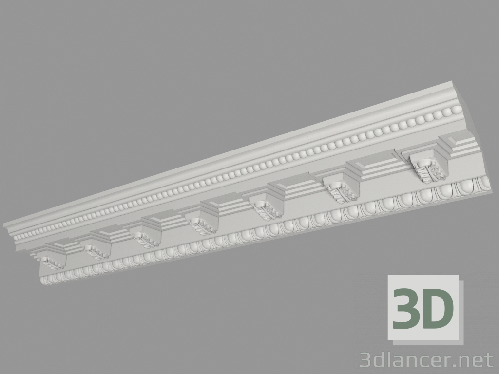 3d model Molded eaves (KF37) - preview