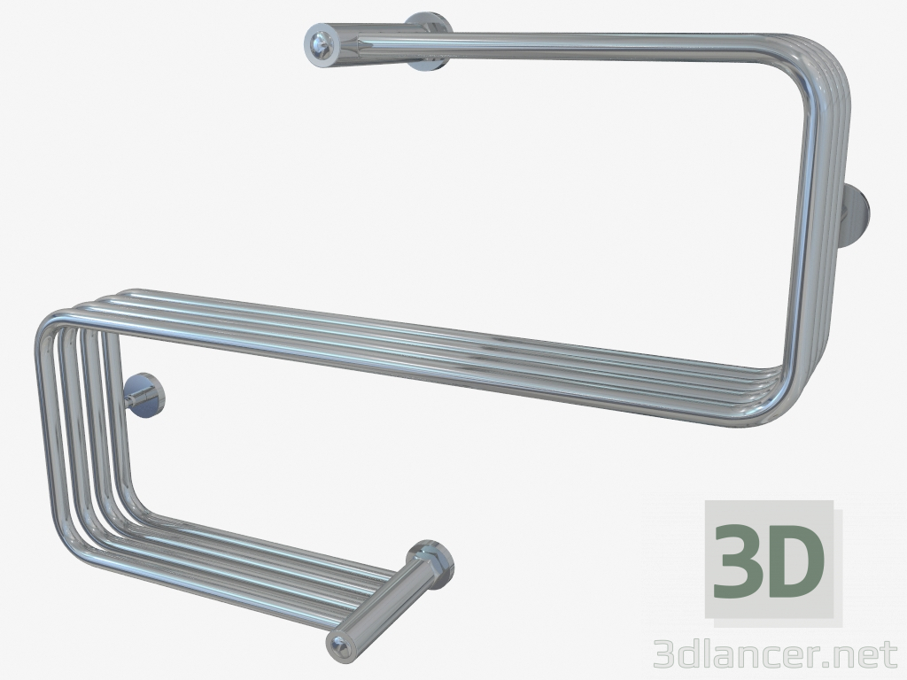 modèle 3D Tracé de radiateur (500x700) - preview