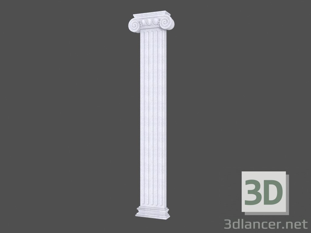 Modelo 3d Pilastra (P24I) - preview