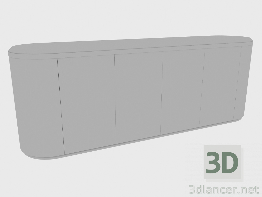 Modelo 3d Armário para zona de dia GORDON GABINETE SUAVE (260x60xH97) - preview