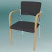 3d model Visitor Chair (570H wood) - preview