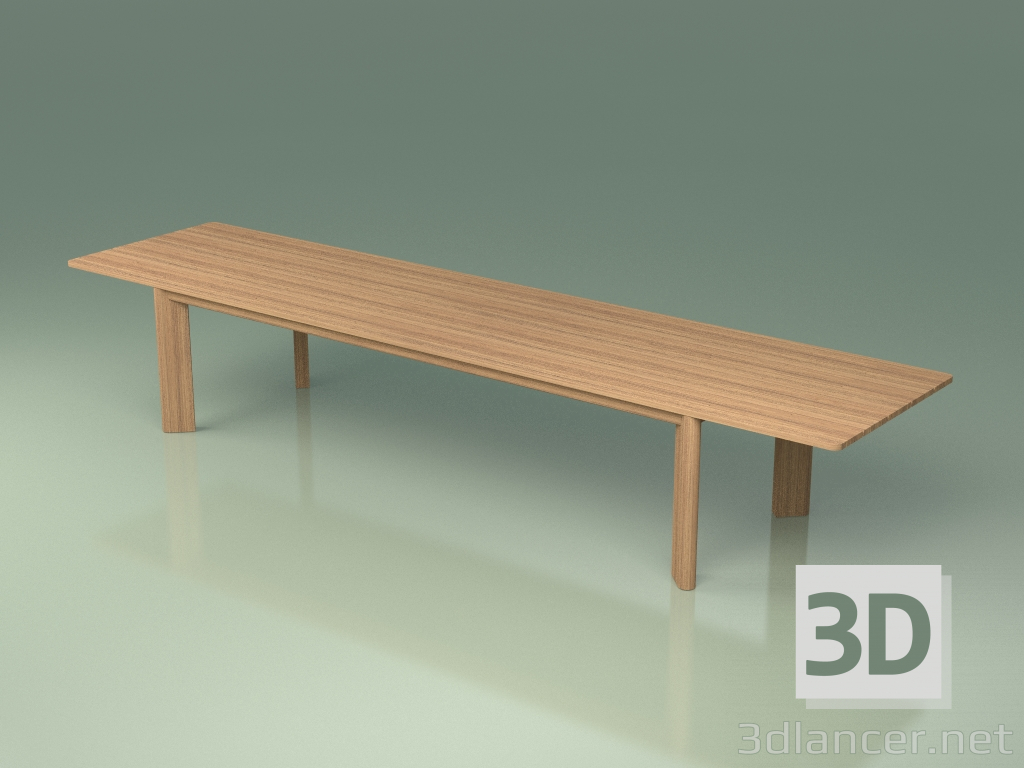 3D Modell Ausziehbarer Esstisch 002 - Vorschau