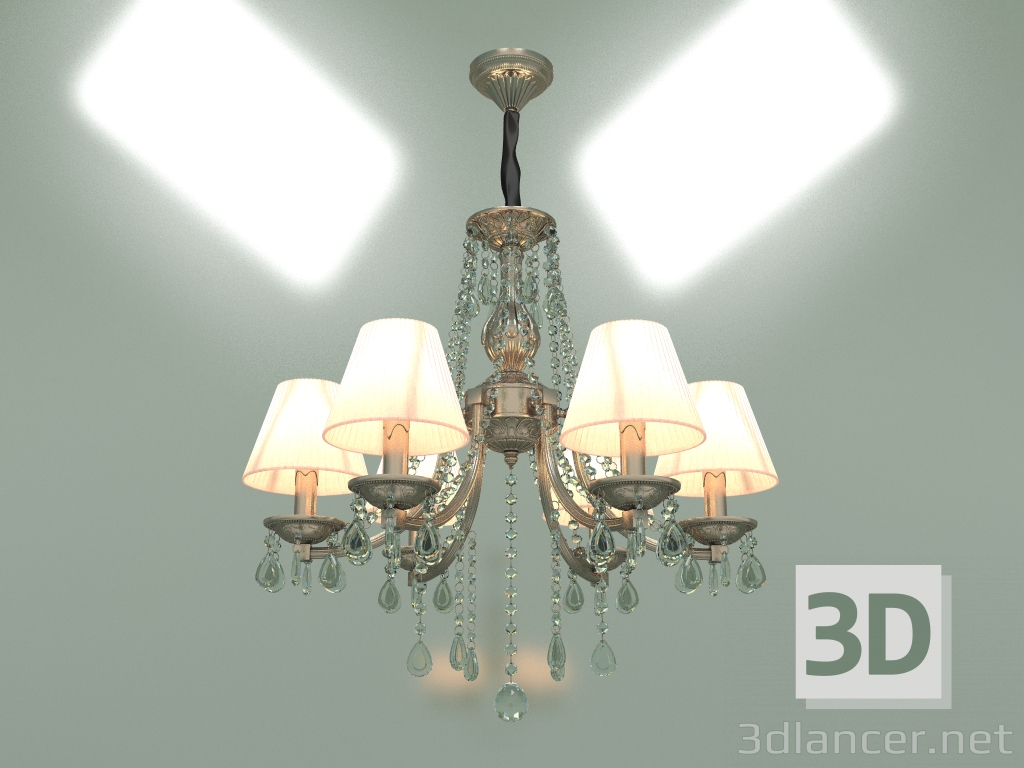 modello 3D Lampadario a sospensione Liguria 315-6 Strotskis - anteprima