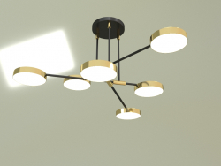 Ceiling lamp NOA 6 4000K BK+GD 10017