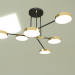 3d model Ceiling lamp NOA 6 4000K BK+GD 10017 - preview