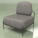 3d model Armchair Pawai (dark grey) - preview