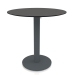 3d model Dining table on column leg Ø70 (Anthracite) - preview