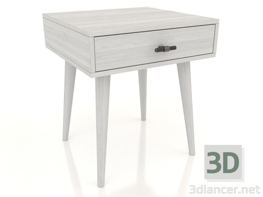 3d model Bedside table STAND NEW 420x400 mm (white RAL 9010) - preview