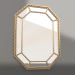 3d model Designer mirror Radiant (gold) - preview
