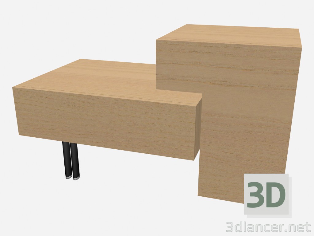 3D Modell Emotion 1 Nachttisch - Vorschau