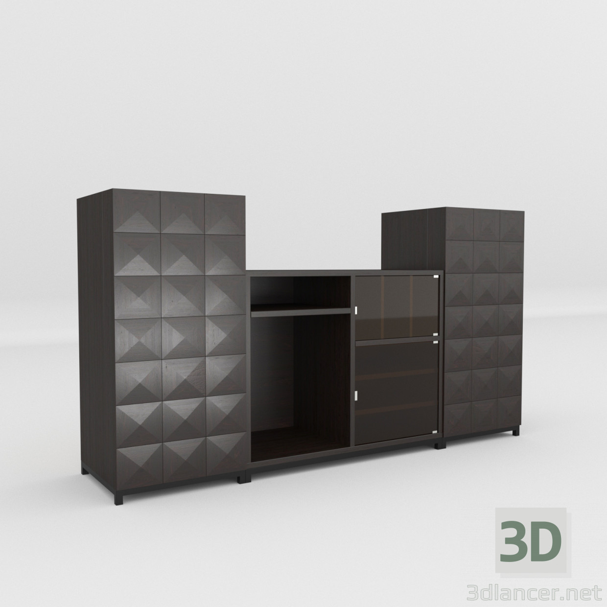 modèle 3D de armoire à vin acheter - rendu