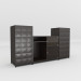 gabinete del vino 3D modelo Compro - render