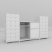 gabinete del vino 3D modelo Compro - render