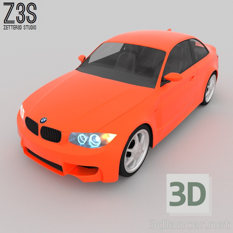 3d BMW M1 COUPE модель купить - ракурс