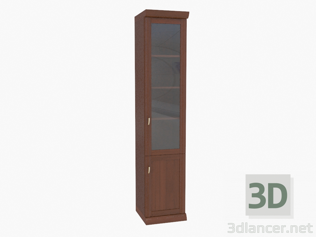 3D modeli Kitaplık dar (261-28) - önizleme