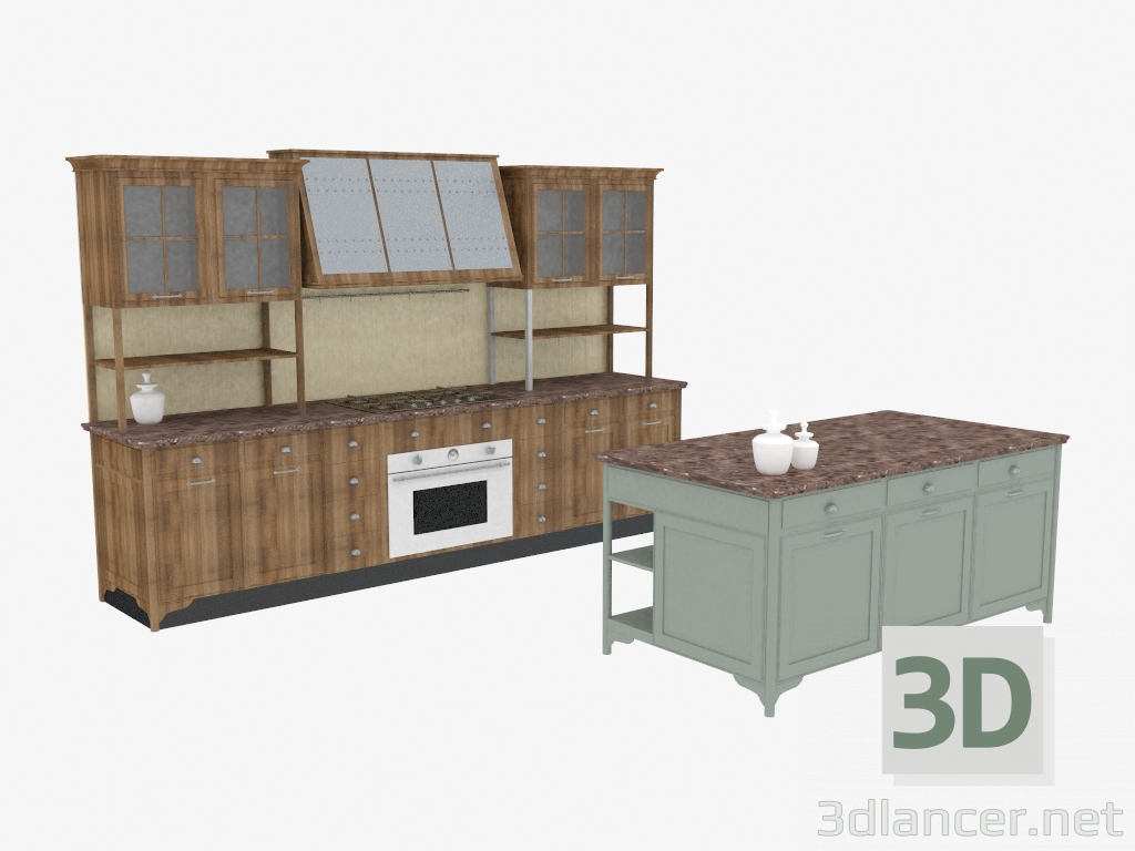 3d model Cocina Opera - vista previa