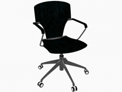 Office chair on casters (A)