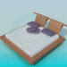 Modelo 3d Cama de casal - preview