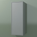 3d model Armario de pared con 1 puerta (8BUBСCD01, 8BUBСCS01, Silver Grey C35, L 36, P 24, H 96 cm) - vista previa