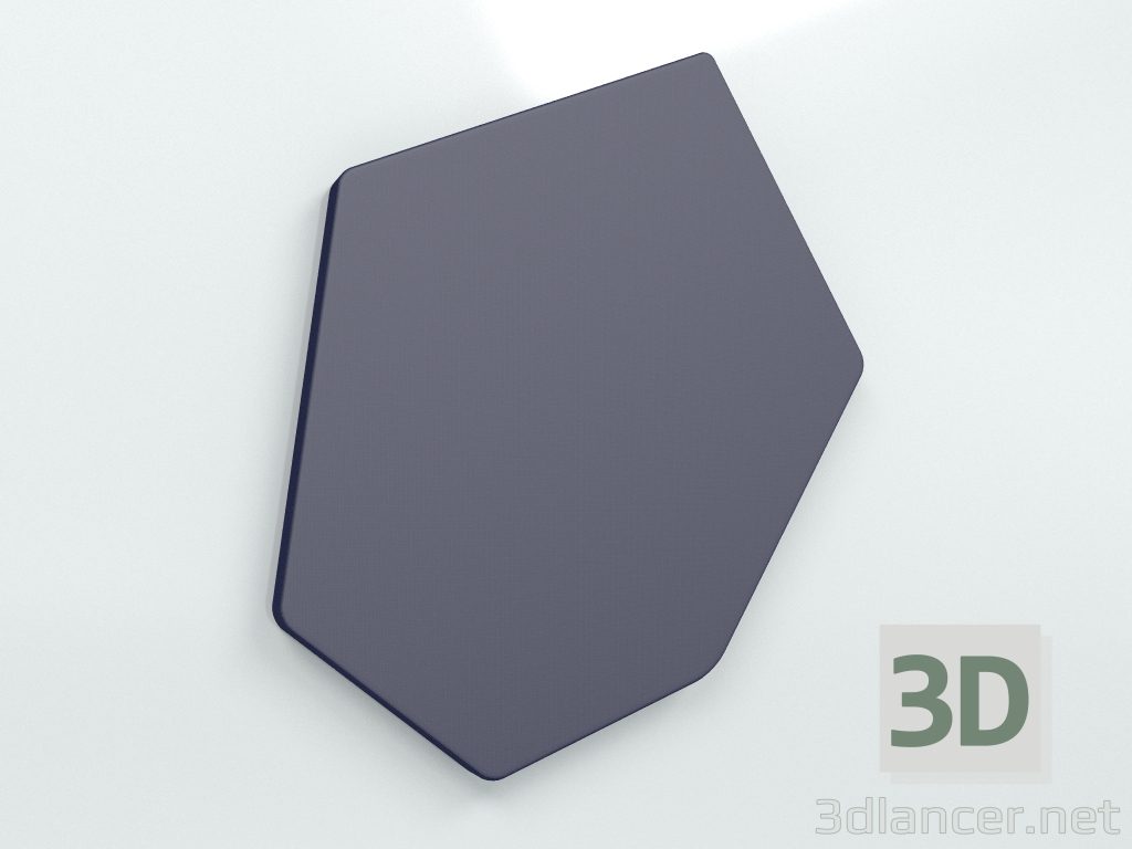 3d model Panel de pared Bazalto BWP2 (650x550) - vista previa