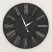 3d model Reloj de pared TWINKLE (negro) - vista previa