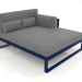 3d model XL modular sofa, section 2 right, high back (Night blue) - preview