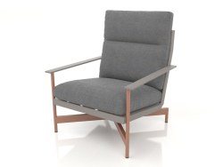 Fauteuil club (Gris quartz)