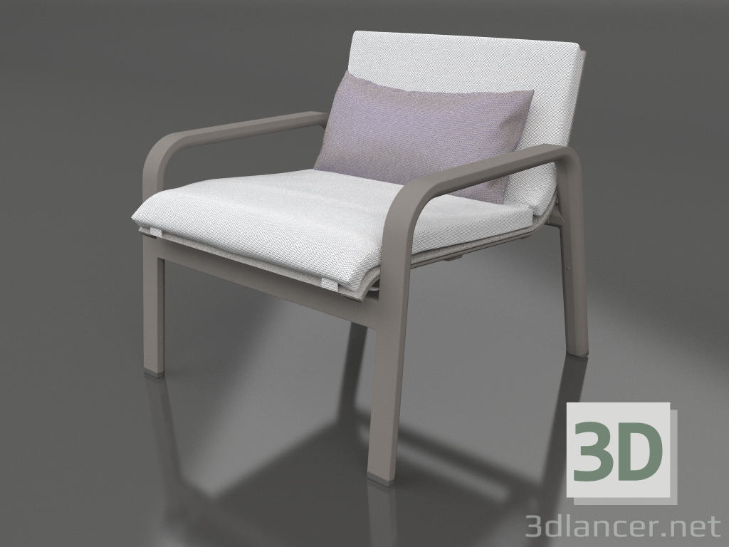 3d model Armchair (Quartz gray) - preview