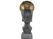 Busto de una niña africana