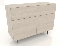 Chest of drawers 3 1200 mm (white RAL 9010)