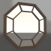 3d model Mirror (lightened ash walnut) - preview