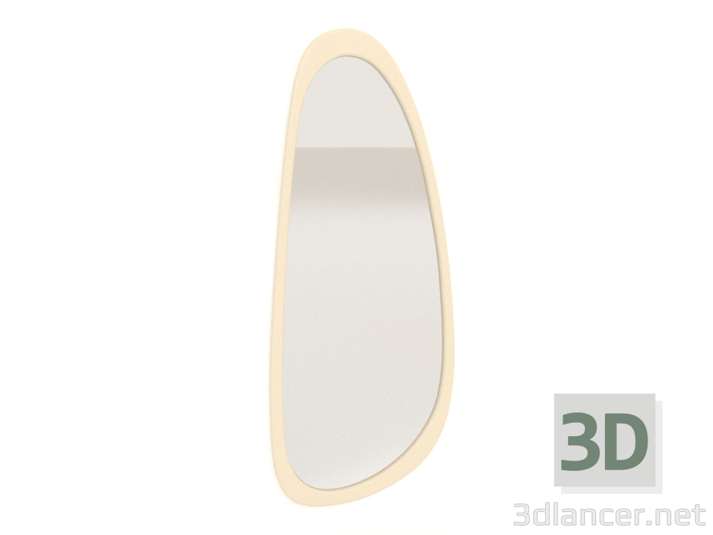 3D modeli ASYM duvar aynası (vanilya) - önizleme