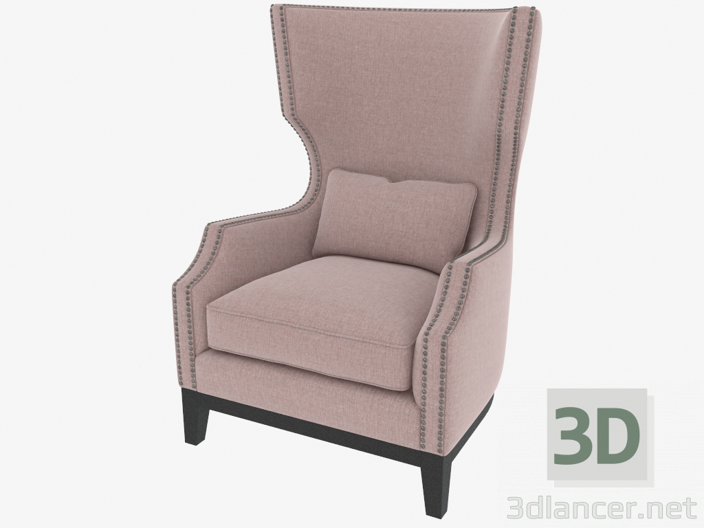 modello 3D Poltrona ADELIS ARMCHAIR (602.024-MF33) - anteprima