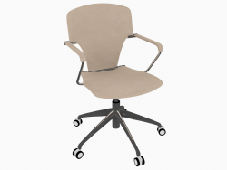 Office chair on casters (B)