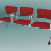 3d model Triple bench (570L3) - preview