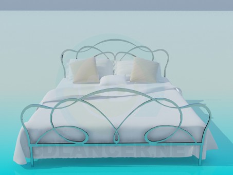 modello 3D Letto - anteprima