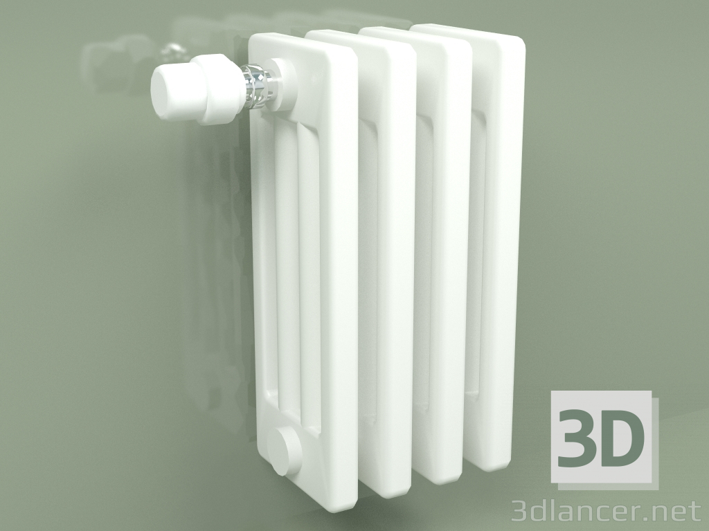 3d model Radiator Delta Laserline (DL4, H 365 mm, RAL - 9016) - preview