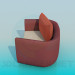 3d model Chair with cushion - preview