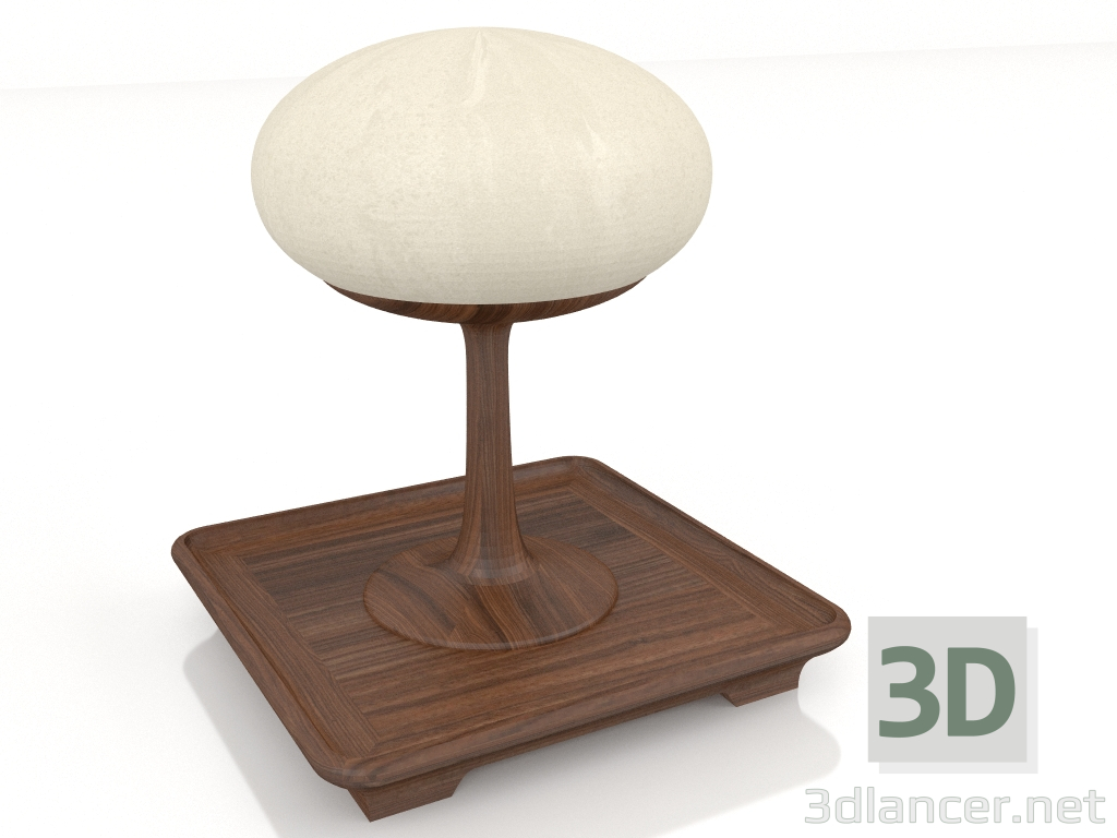 3d model Lámpara de mesa Alberi di Toscana (pequeño cuadrado de pino marítimo) - vista previa