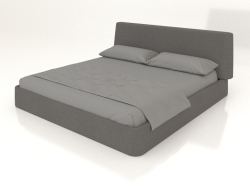 Letto matrimoniale Picea 2000 (grigio)