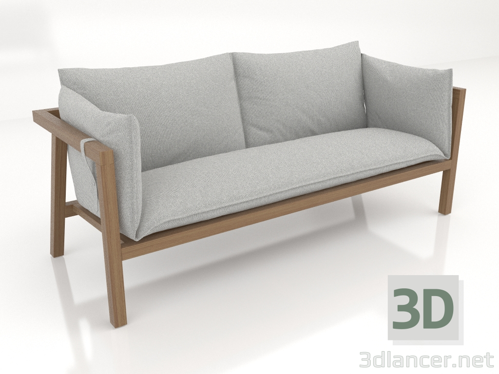 3d model Sofá para 2 personas - vista previa