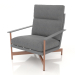 3d model Club chair (Anthracite) - preview