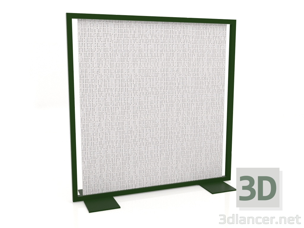 3d модель Екранна перегородка 150x150 (Bottle green) – превью