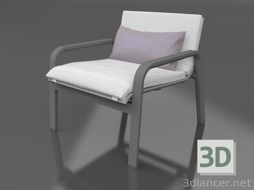 3d model Armchair (Anthracite) - preview